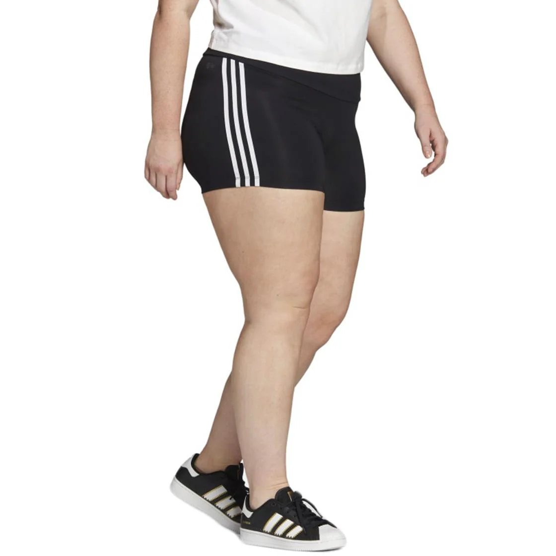Booty Large Sizes - Pantaloncini Leggings Donna Neri  Donna ADIDAS - Image 3