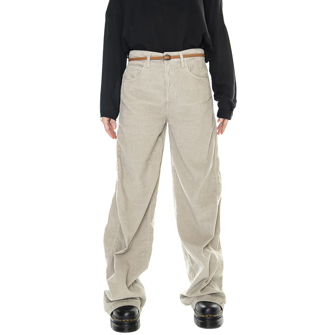 Cord 921SD25011 - Pantaloni in Velluto Donna Grigio / Albume  Donna ALESSIA SANTI - Image 2