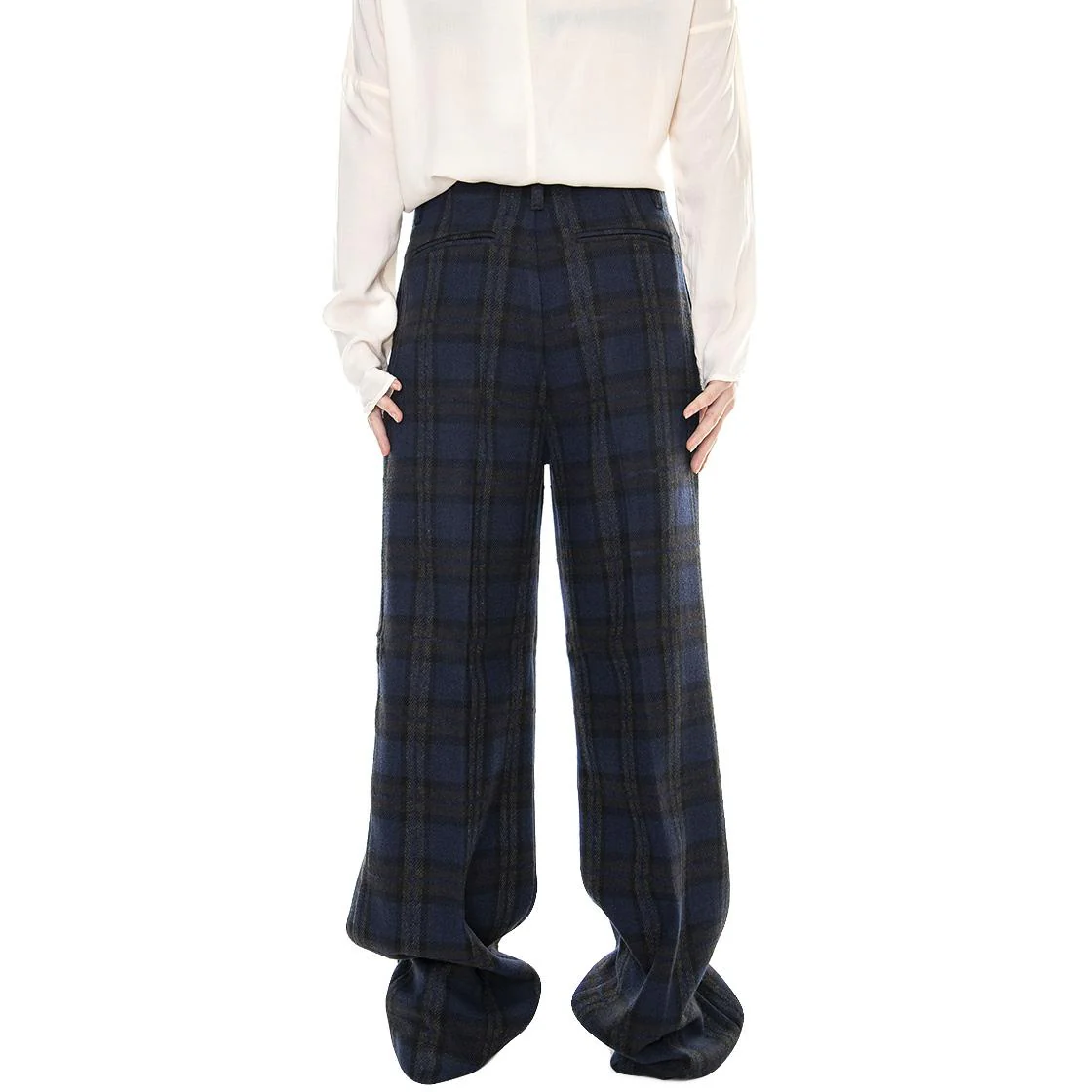 921SD25023 - Pantaloni Donna Blu / Grigi Donna ALESSIA SANTI - Image 3