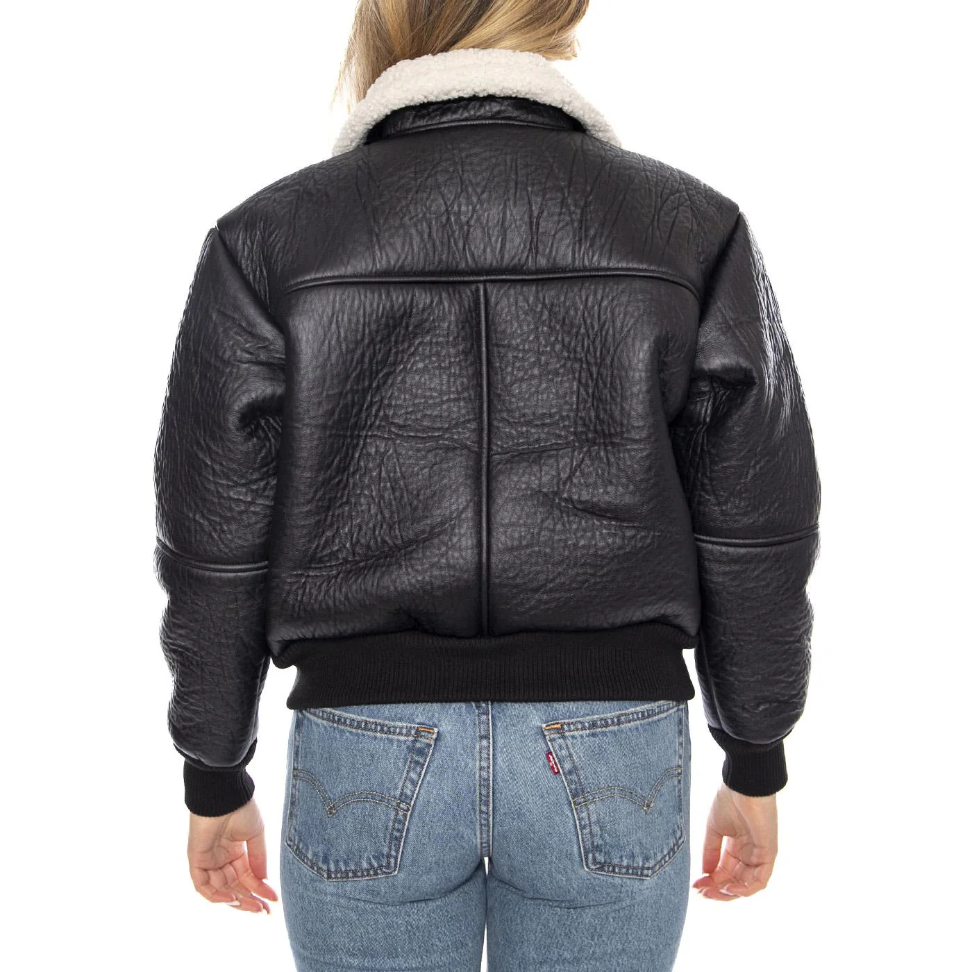 B-15 MOD -- Giacca Donna Nera  Donna ALPHA INDUSTRIES - Image 3
