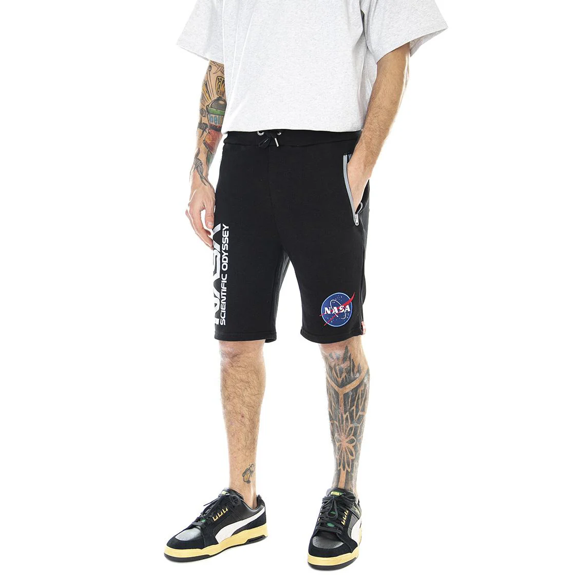 Odyssey - Bermuda Uomo Neri Uomo ALPHA INDUSTRIES