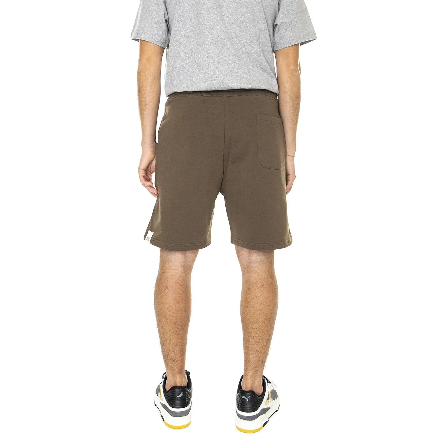 Organics Jogger Short Organic Mud - Bermuda Uomo Verdi Uomo ALPHA INDUSTRIES - Image 3