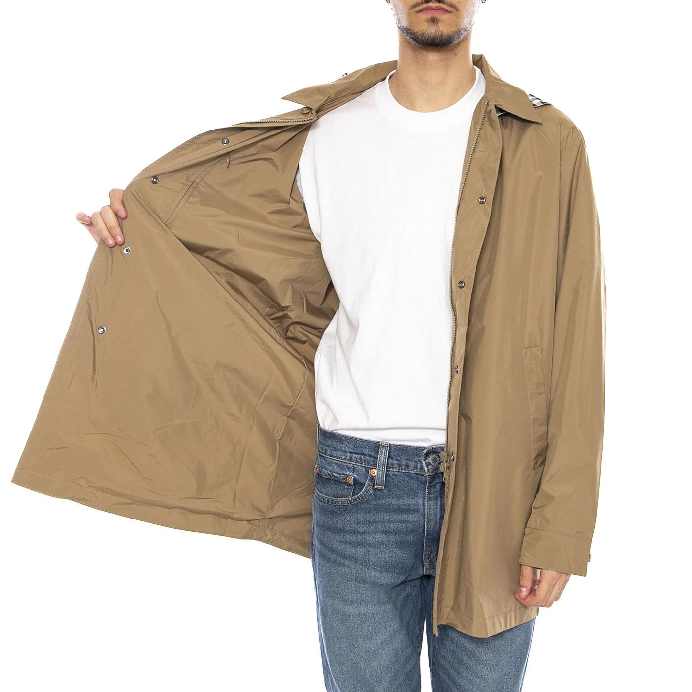 Packable Trench -- Trench Uomo Khaki  Uomo AQUASCUTUM - Image 4