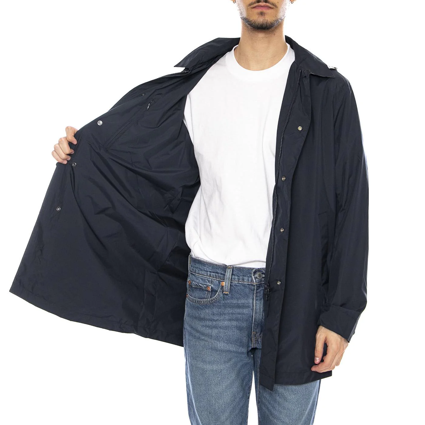 Packable Trench -- Trench Uomo Navy  Uomo AQUASCUTUM - Image 4