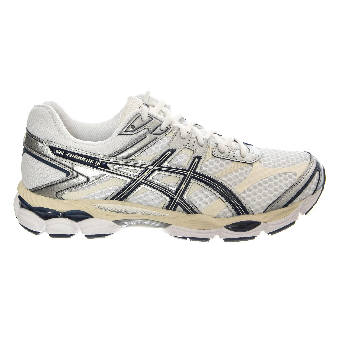 Gel-Cumulus 16 White/Midnight - Scarpe Stringate Uomo Multicolore  Uomo ASICS