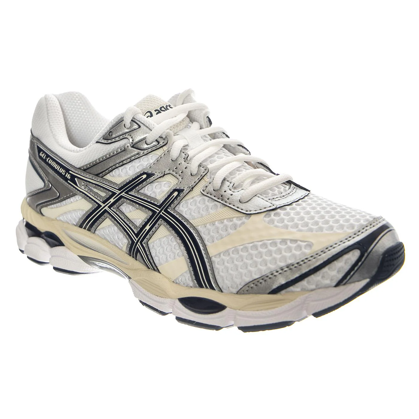 Gel-Cumulus 16 White/Midnight - Scarpe Stringate Uomo Multicolore  Uomo ASICS - Image 2