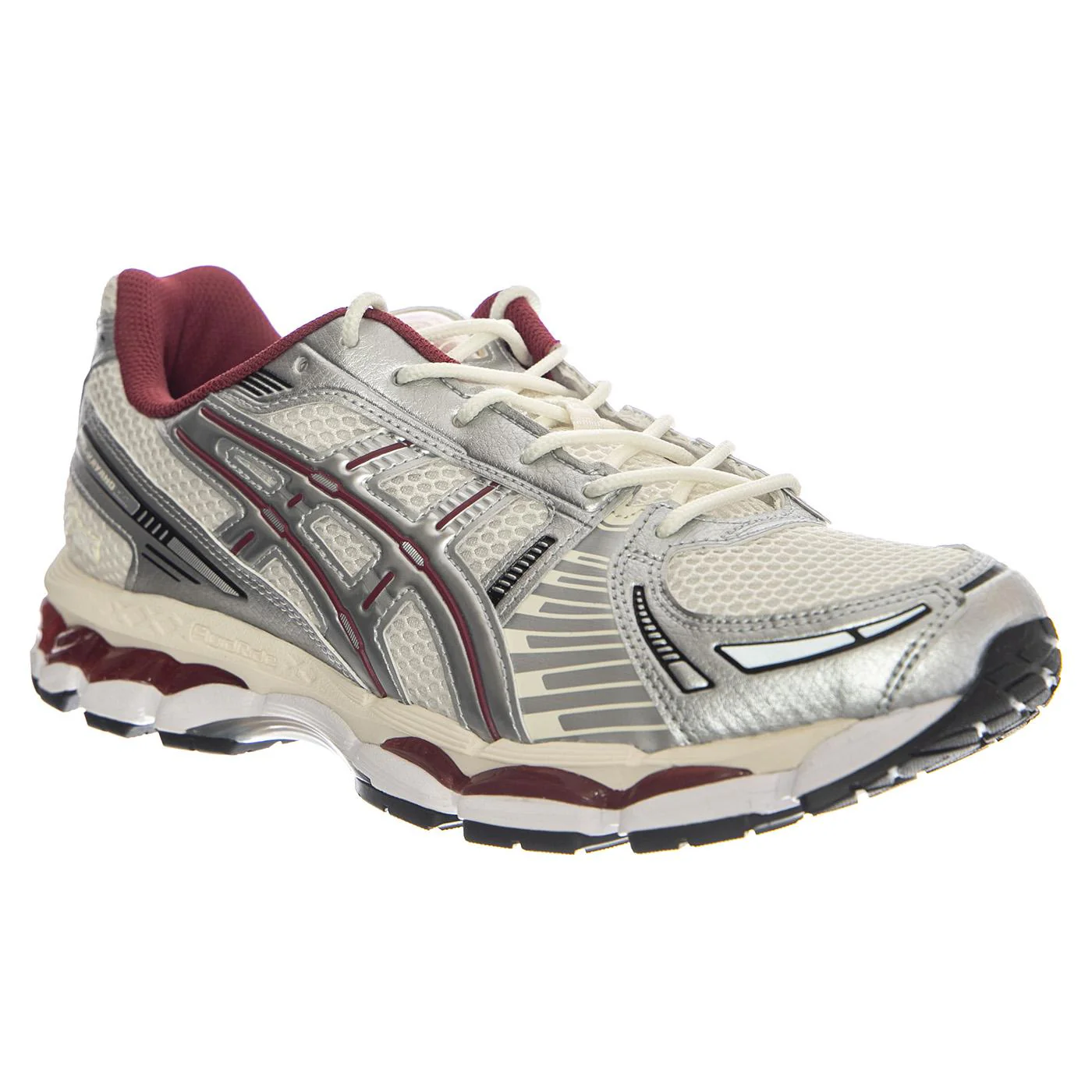 GEL-KAYANO 12.1 Cream / Pure Silver Shoes - Scarpe Stringate Uomo Crema / Silver / Argento Uomo ASICS - Image 2