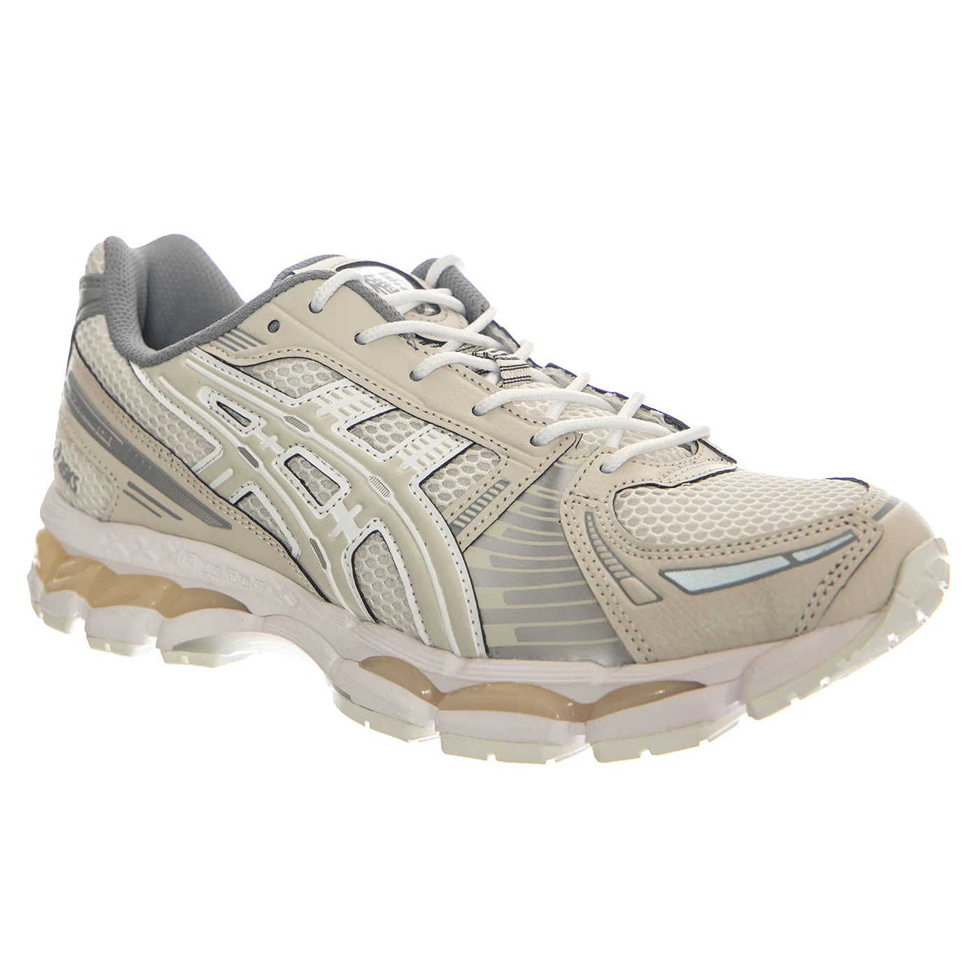 GEL-KAYANO 12.1 CREAM/SHIMMERING GREY - Scarpe Stringate Uomo Beige / Grigie Uomo ASICS - Image 2