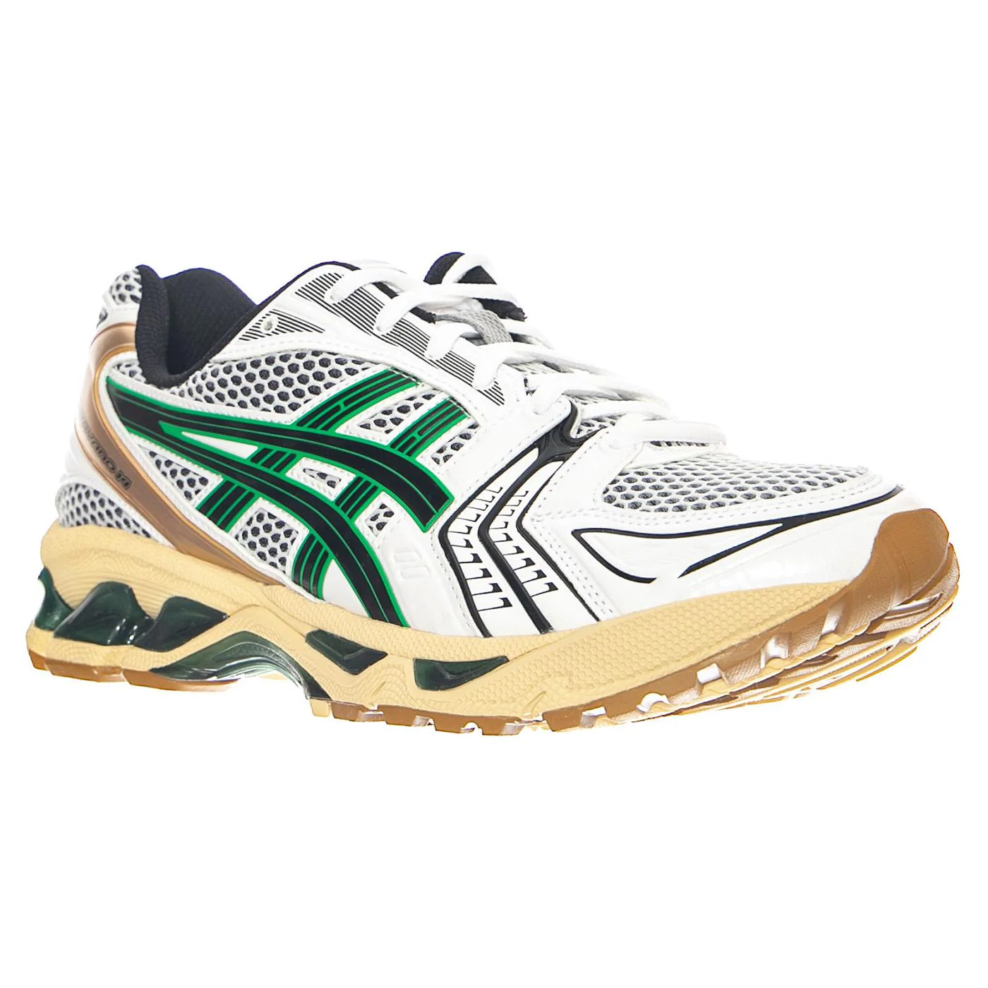 GEL-Kayano 14 - White / Hinoki Beige - Scarpe Uomo Multicolore Uomo ASICS - Image 2