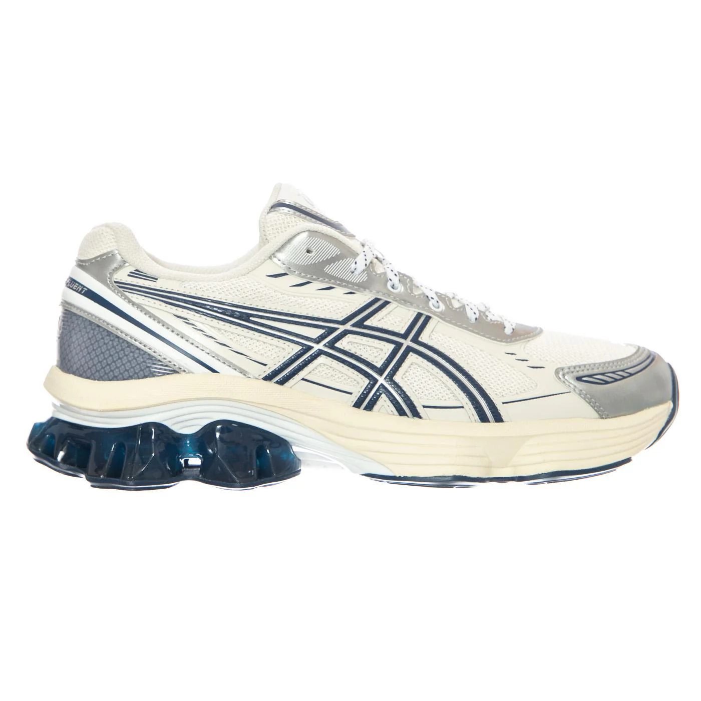 Gel-Kinetic Fluent - White / Independence Blue - Scarpe Stringate Uomo Bianche  Uomo ASICS