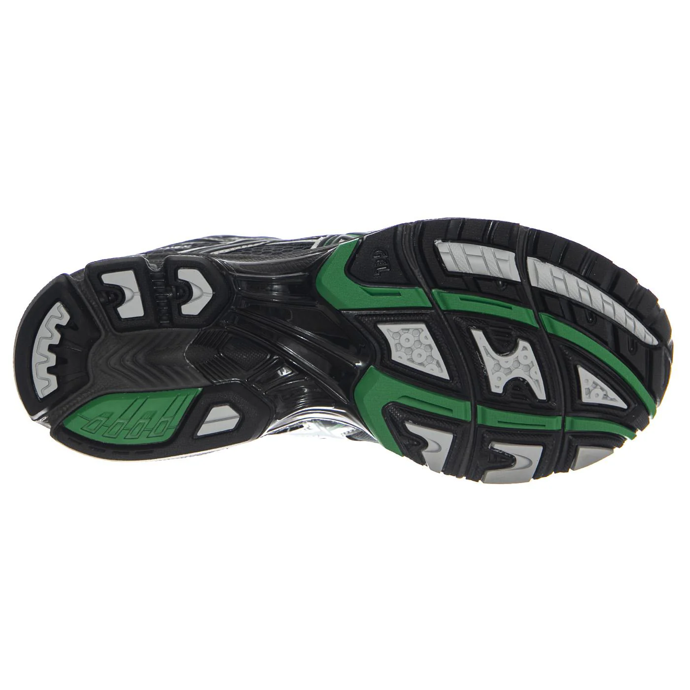 GEL-NIMBUS 10.1 Obsidian Grey / Green Basil Shoes - Scarpe Stringate Uomo Grigio / Multicolore Uomo ASICS - Image 5