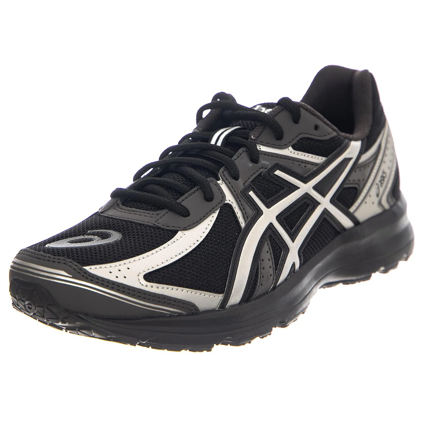 Jog 100S Black / Pure Silver - Scarpe Uomo Nere / Multicolore  Uomo ASICS