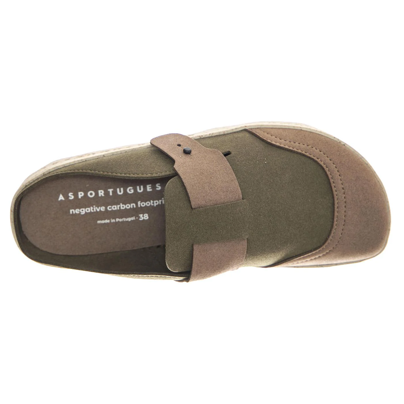 Cole L Eco Suede Army - Sandali Donna Verdi / Multi Donna ASPORTUGUESAS - Image 6