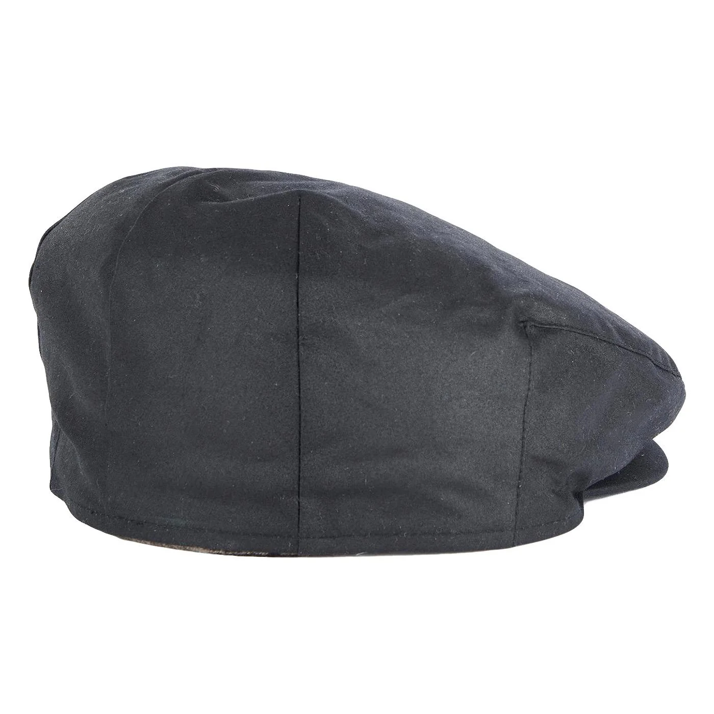 Cheviot Wax Flat Cap Black Winter Dress - Cappello a Coppola Nero ACCESSORI BARBOUR - Image 2