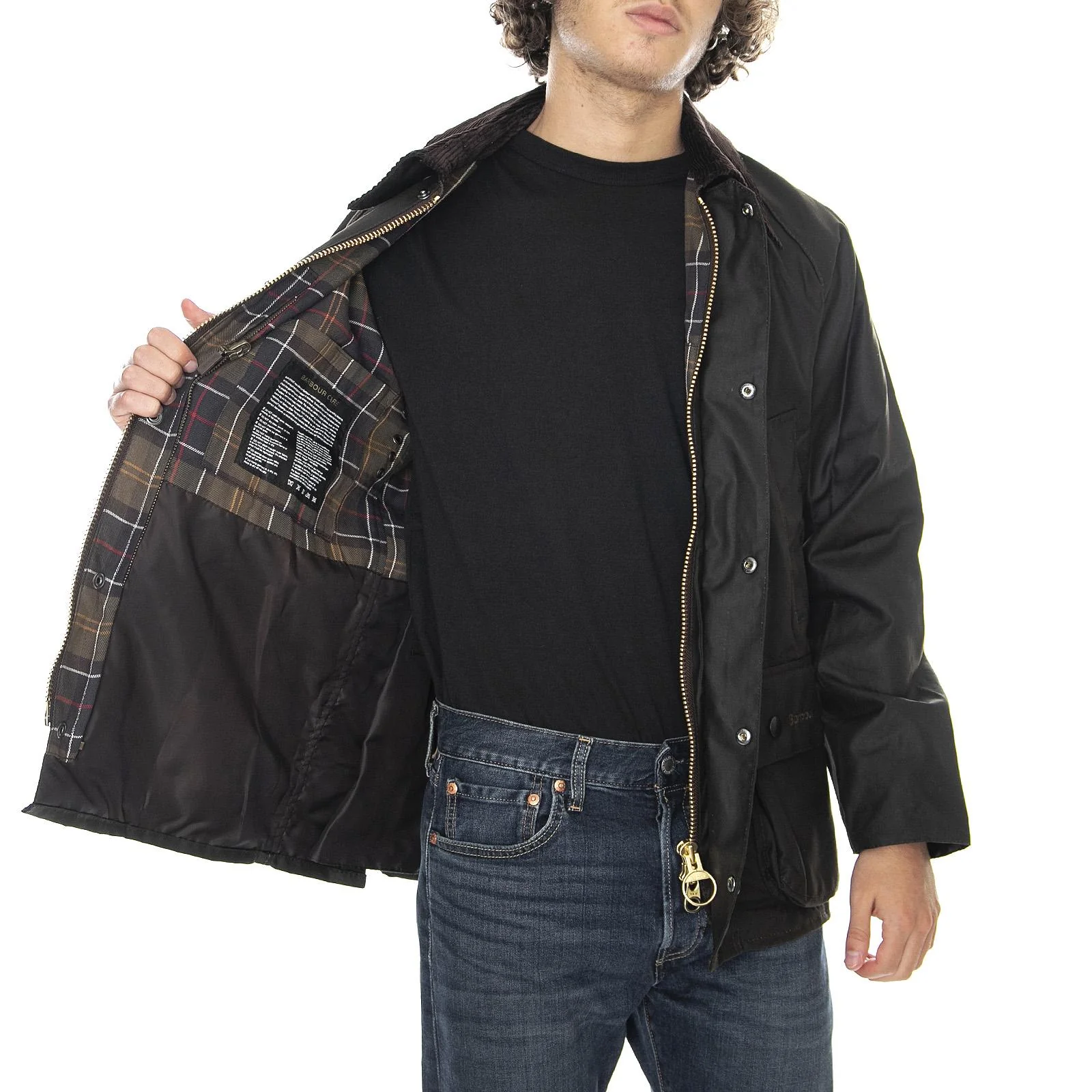 CLASSIC BEDALE WAX JACKET OLIVE - Giacca Uomo Olive Uomo BARBOUR - Image 4