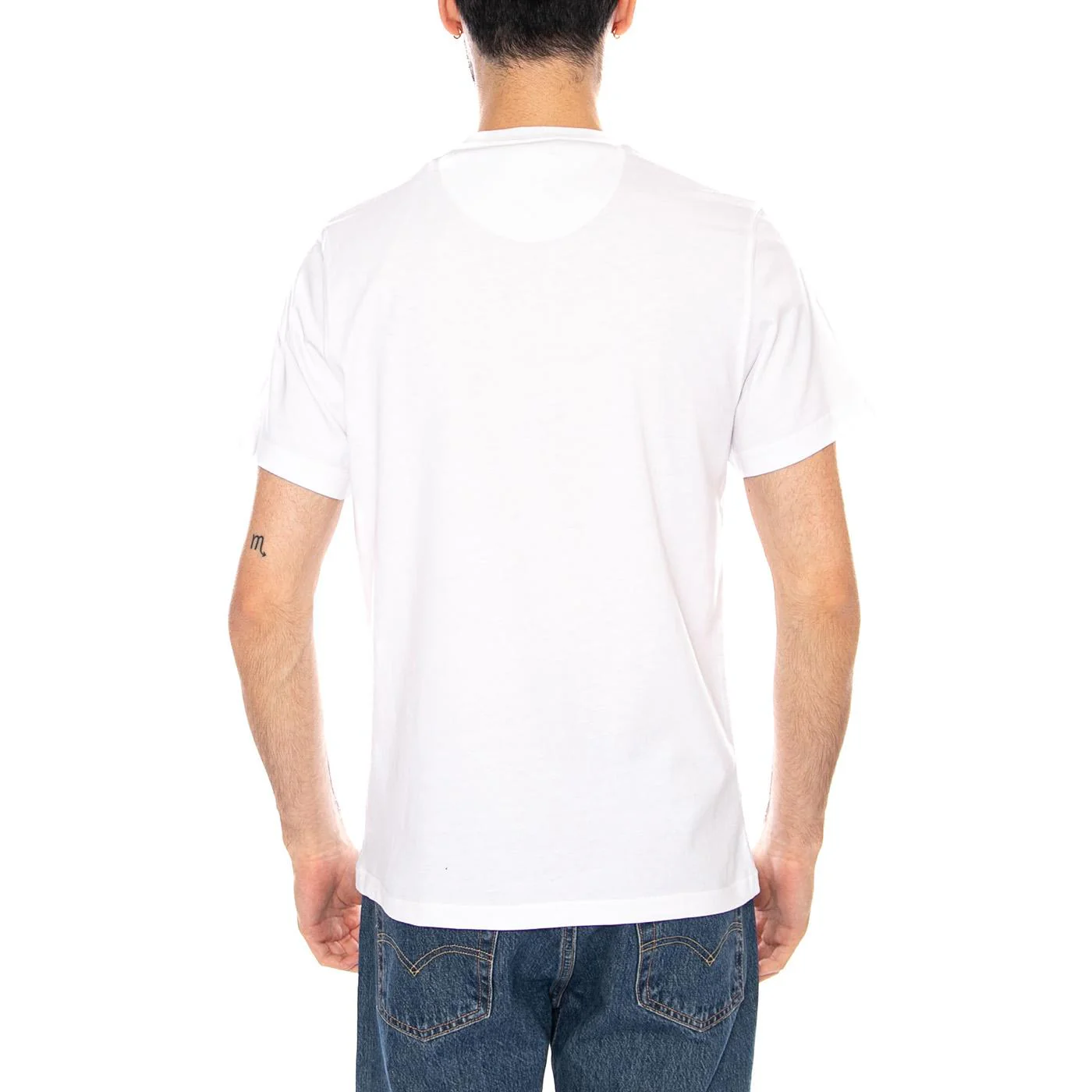 ESSENTIAL SPORTS TEE - Maglietta Girocollo Uomo Bianca  Uomo BARBOUR - Image 3