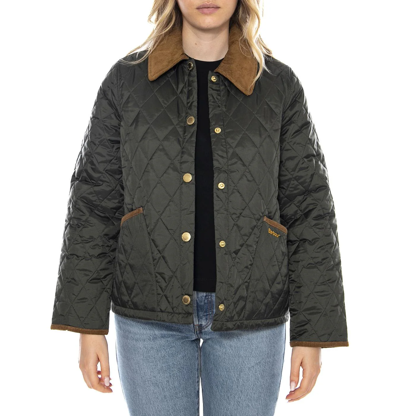 Icons Liddesdale Quilt JKT OL71 Green - Giacca Donna Verde  Donna BARBOUR - Image 2