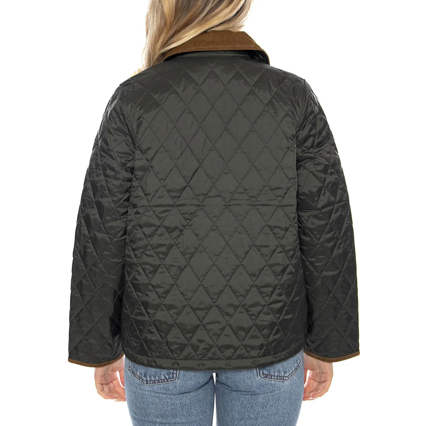 Icons Liddesdale Quilt JKT OL71 Green - Giacca Donna Verde  Donna BARBOUR - Image 3