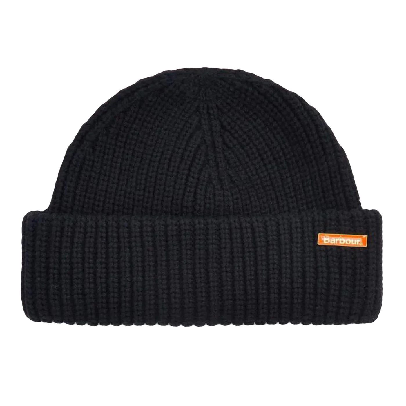 Mosely Beanie Black - Berretto a Coste Nero Uomo BARBOUR