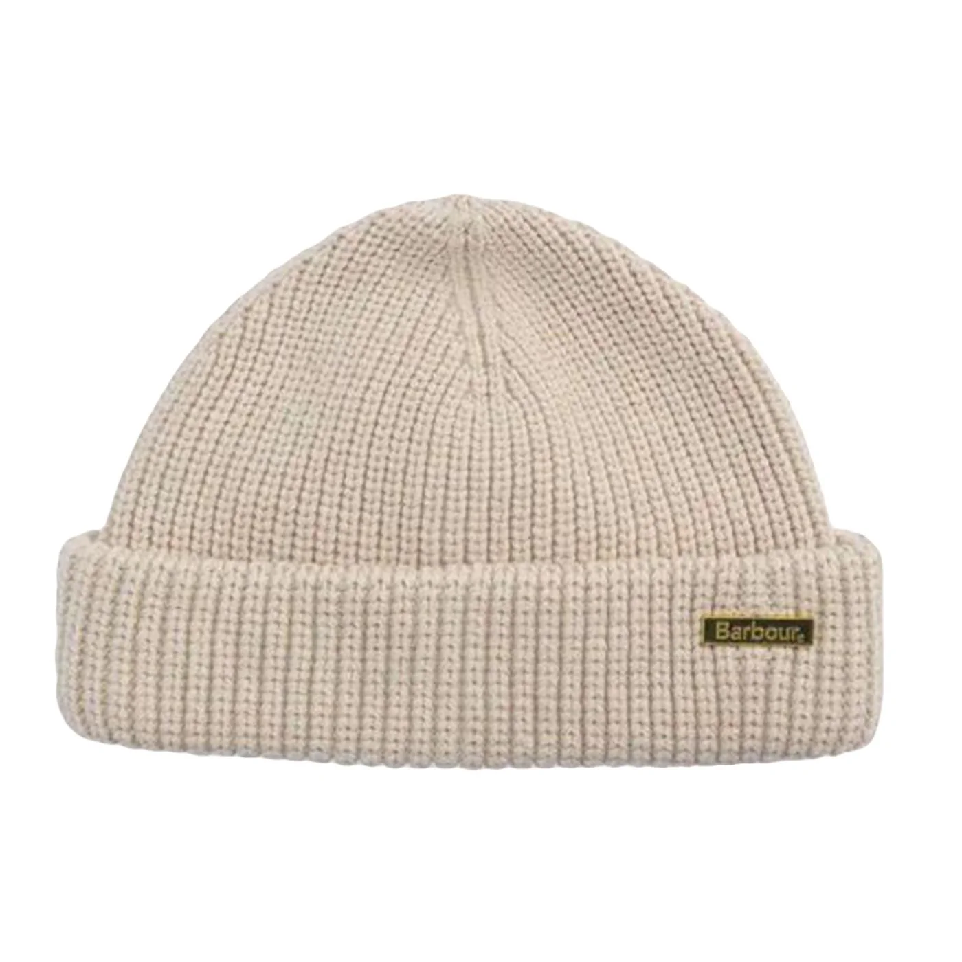 Mosely Beanie Mist - Berretto a Coste Bianco Uomo BARBOUR
