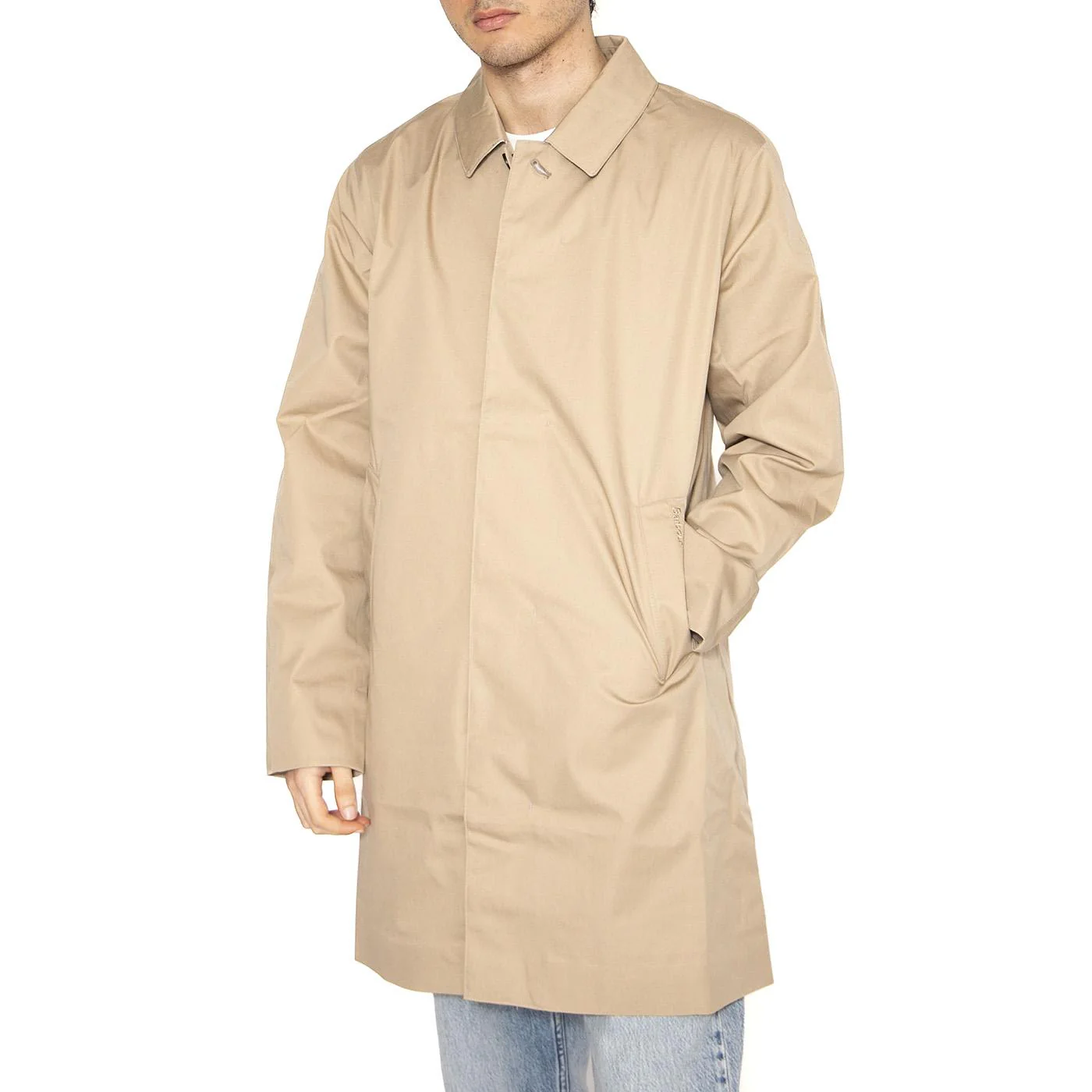 Rokig Jacket Washed Stone - Giacca Uomo Beige  Uomo BARBOUR