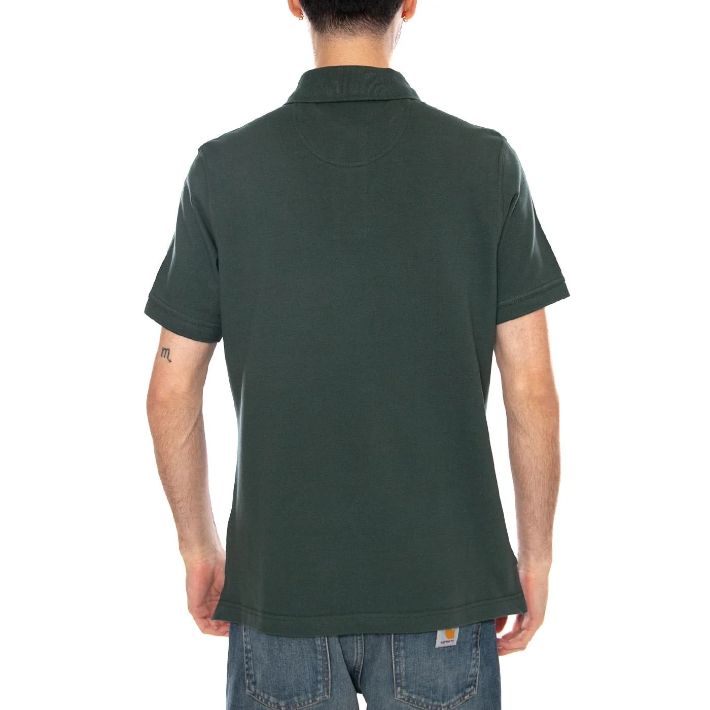 TARTAN PIQUE POLO GREEN GABLES - Polo Uomo Verde  Uomo BARBOUR - Image 3