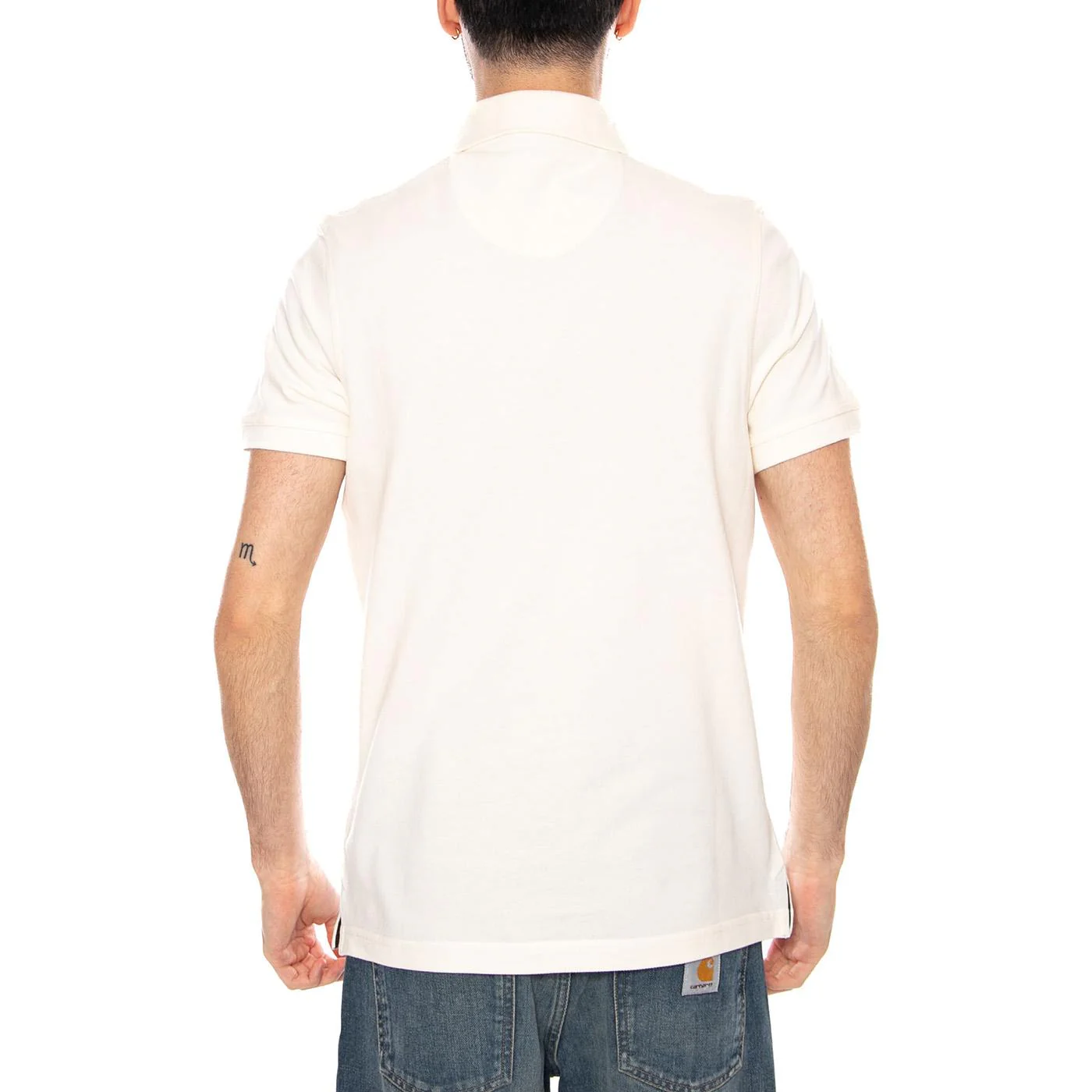 TARTAN PIQUE POLO WHISPER WHITE / CLASSIC - Polo Uomo Bianca  Uomo BARBOUR - Image 3