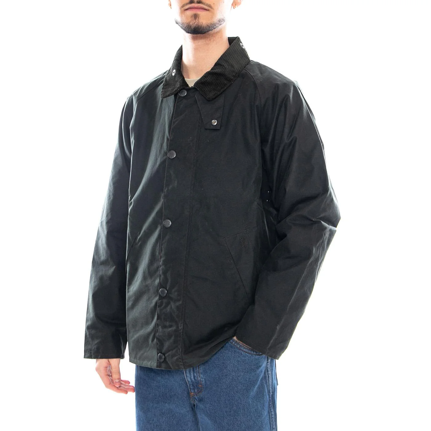Tracker Wax Jacket - Giacca Uomo Verde  Uomo BARBOUR