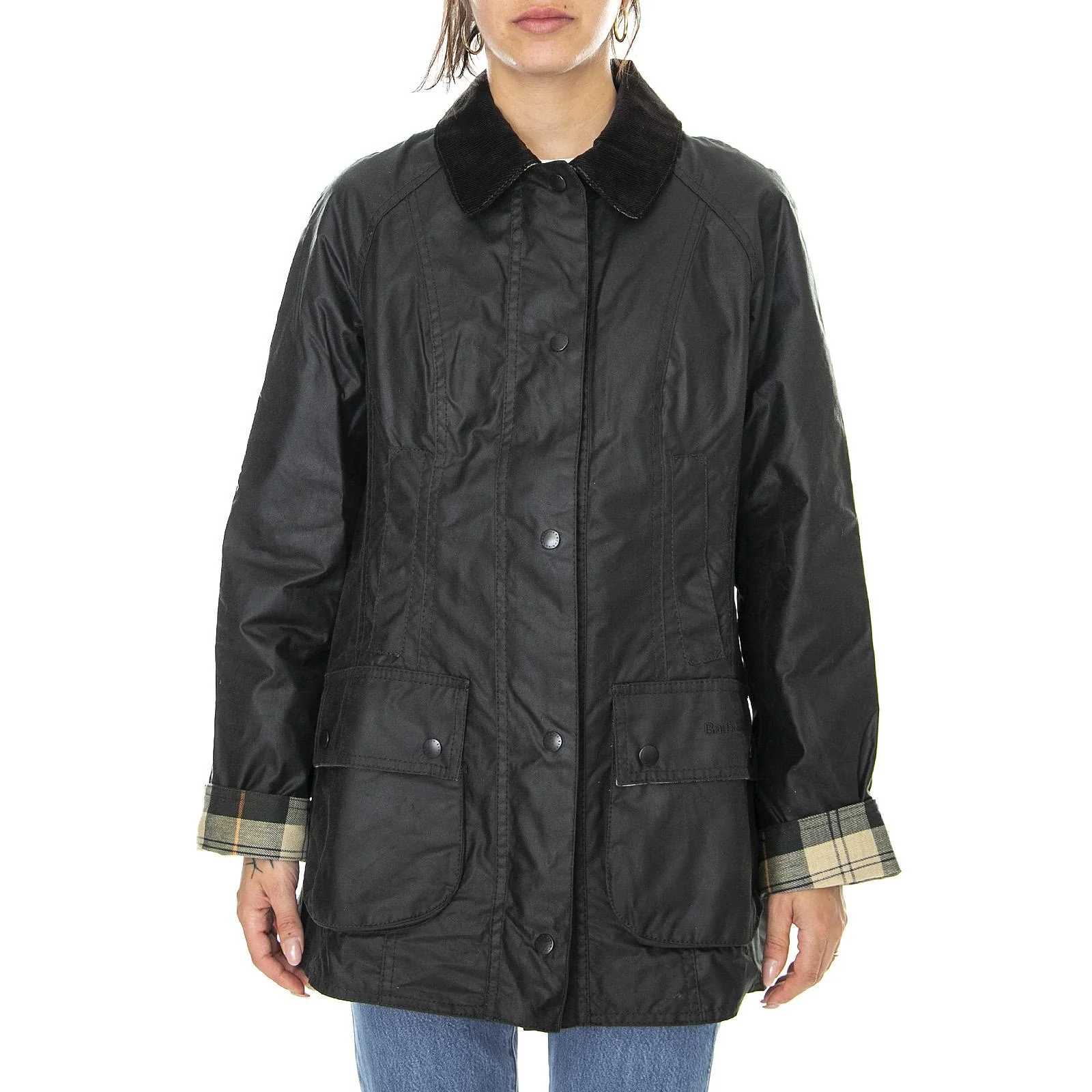 Classic Beadnell - Giacca Invernale Donna Verde Salvia Donna BARBOUR - Image 2