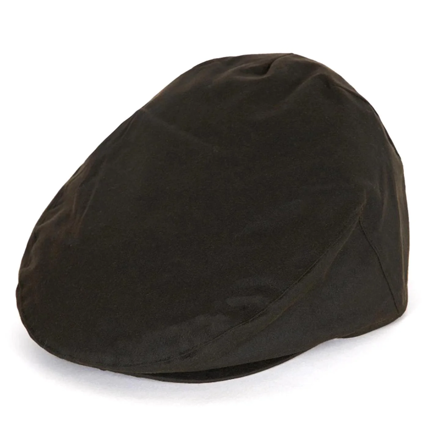 Wax Flat Cap Olive - Cappellino a Coppola Marrone ACCESSORI BARBOUR
