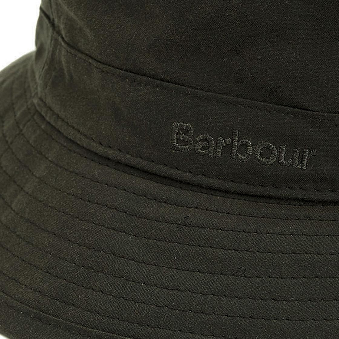 Wax Sport Hat Olive - Cappellino da Pescatore Marrone  ACCESSORI BARBOUR - Image 3