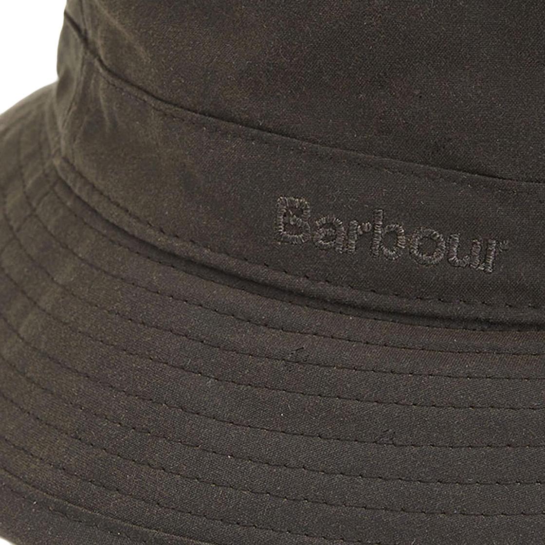 Wax Sports Hat Olive - Cappellino da Pescatore Marrone  ACCESSORI BARBOUR - Image 2