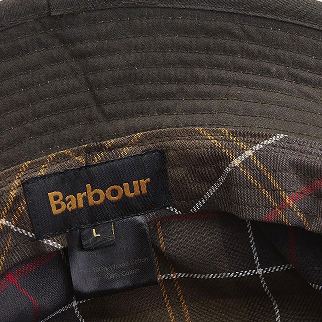Wax Sports Hat Olive - Cappellino da Pescatore Marrone  ACCESSORI BARBOUR - Image 4