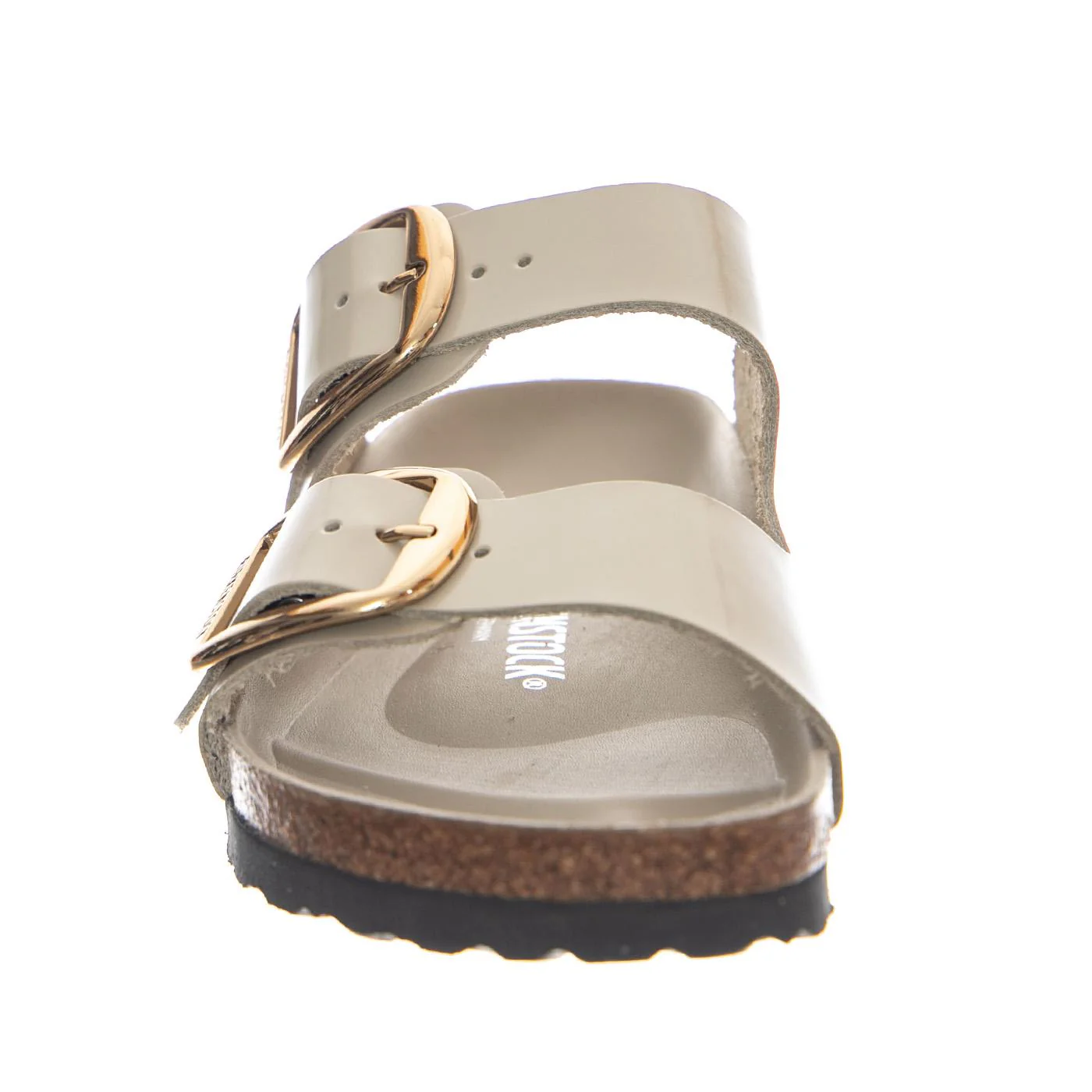 Arizona Big Buckle HEX Natural Lea Narrow Fit Shine Oyster - Sandali Donna Bianchi Donna BIRKENSTOCK - Image 3