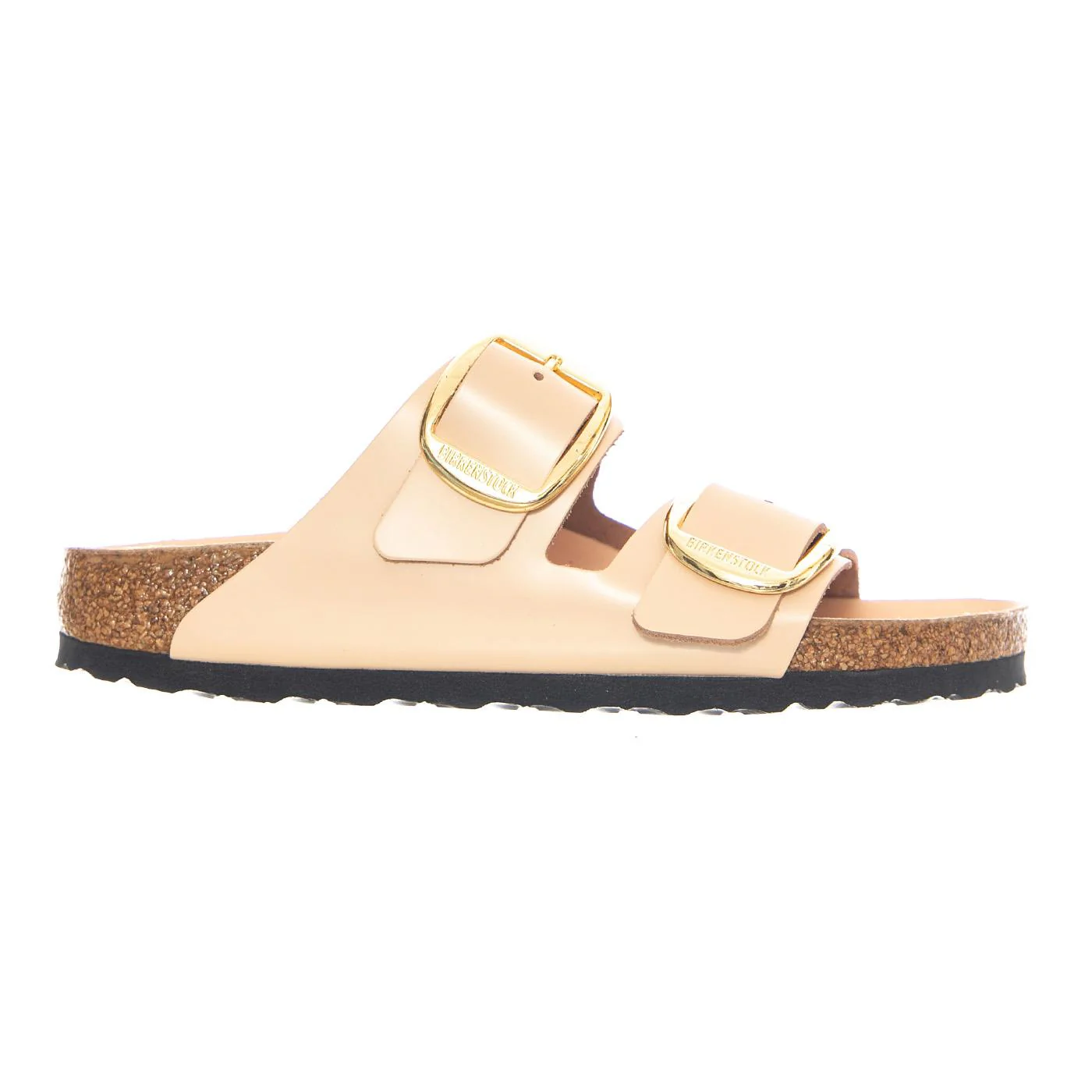 Arizona Big Buckle Nubuck Leather Narrow Fit Sandcastle - Sandali Donna Beige Donna BIRKENSTOCK