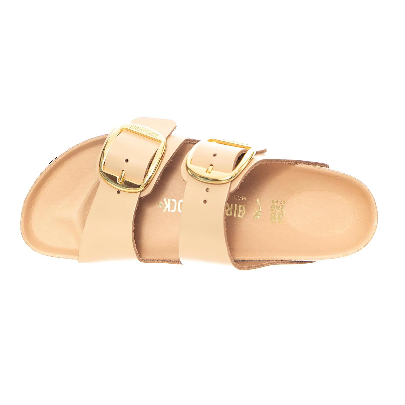 Arizona Big Buckle Nubuck Leather Narrow Fit Sandcastle - Sandali Donna Beige Donna BIRKENSTOCK - Image 6