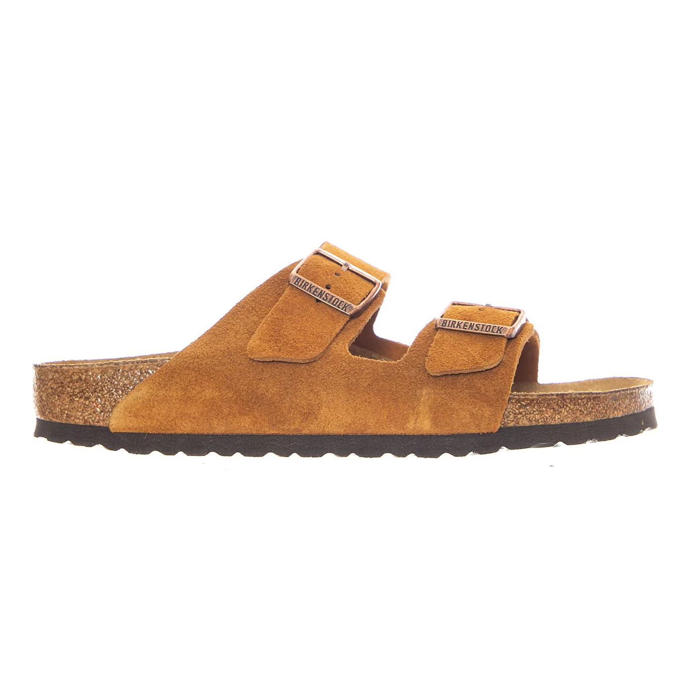 Arizona Big Buckle Nubuck Leather Narrow Fit Sandcastle - Sandali Donna Uomo Beige Uomo BIRKENSTOCK