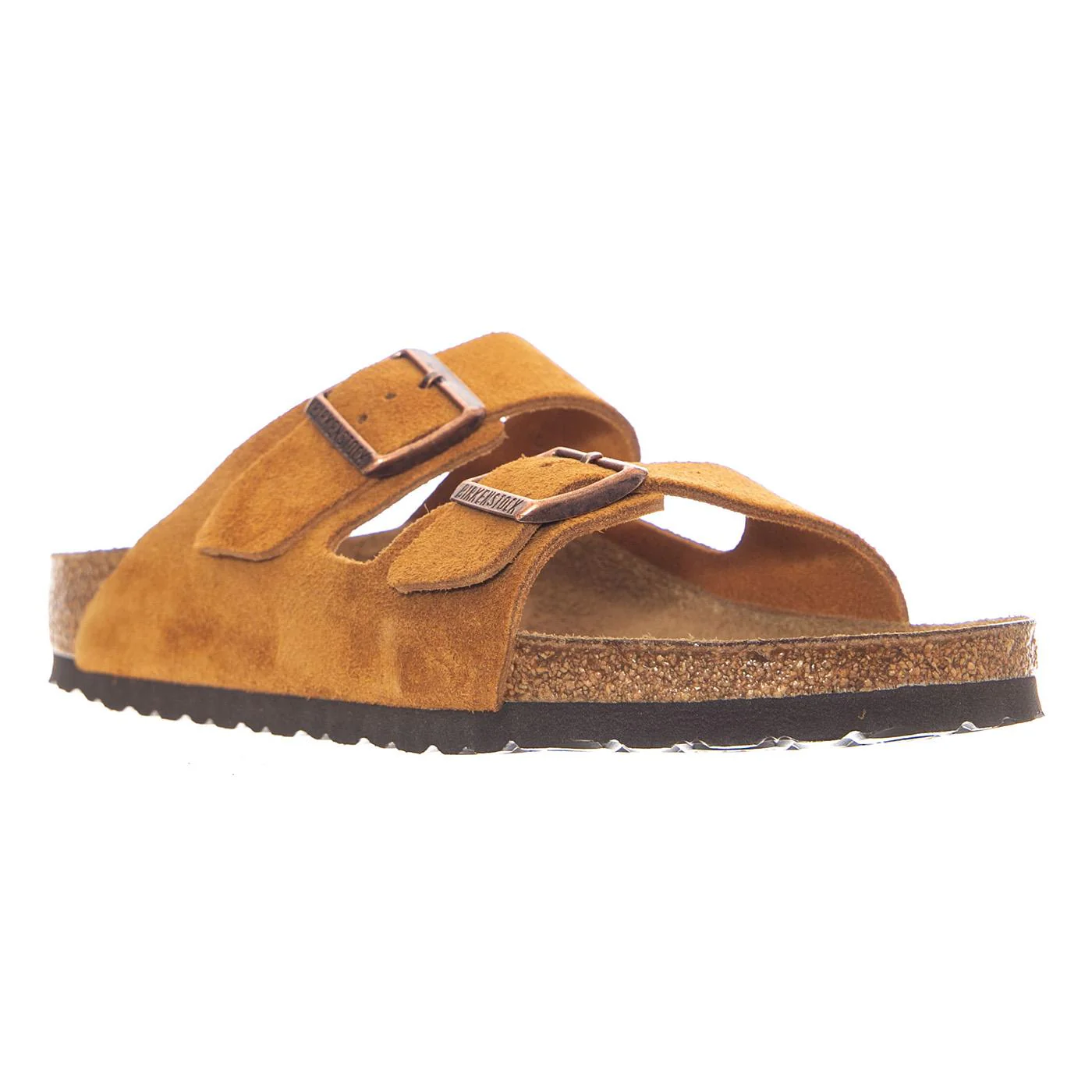 Arizona Big Buckle Nubuck Leather Narrow Fit Sandcastle - Sandali Donna Uomo Beige Uomo BIRKENSTOCK - Image 2