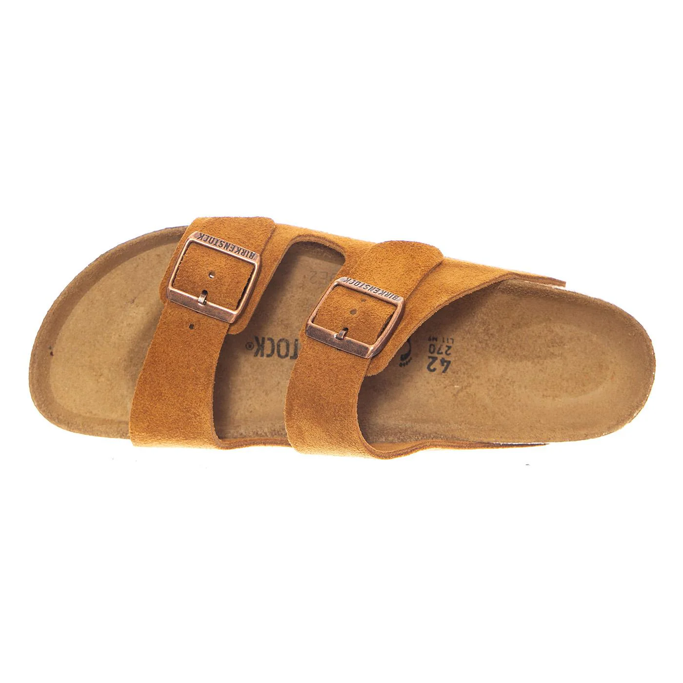 Arizona Big Buckle Nubuck Leather Narrow Fit Sandcastle - Sandali Donna Uomo Beige Uomo BIRKENSTOCK - Image 6