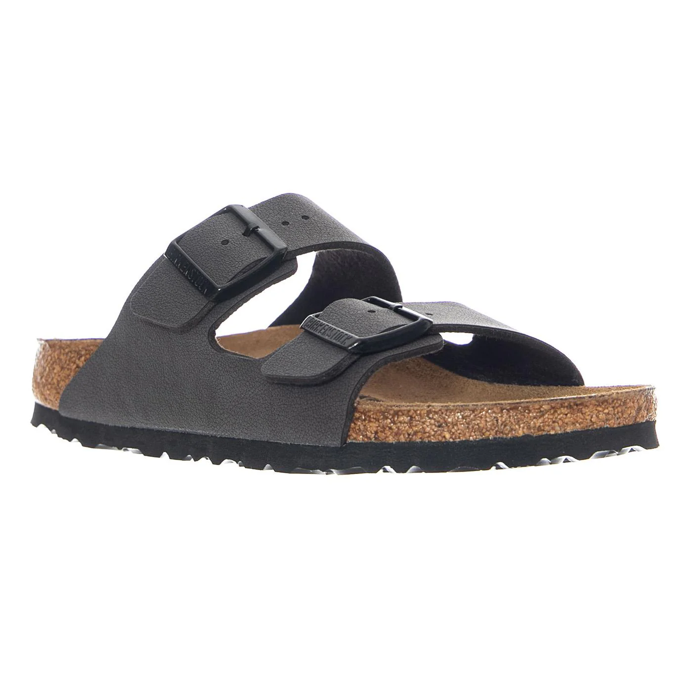 Arizona Birko Flor Narrow Fit Velvet Grey - Sandali Uomo / Donna Grigi Uomo BIRKENSTOCK - Image 2