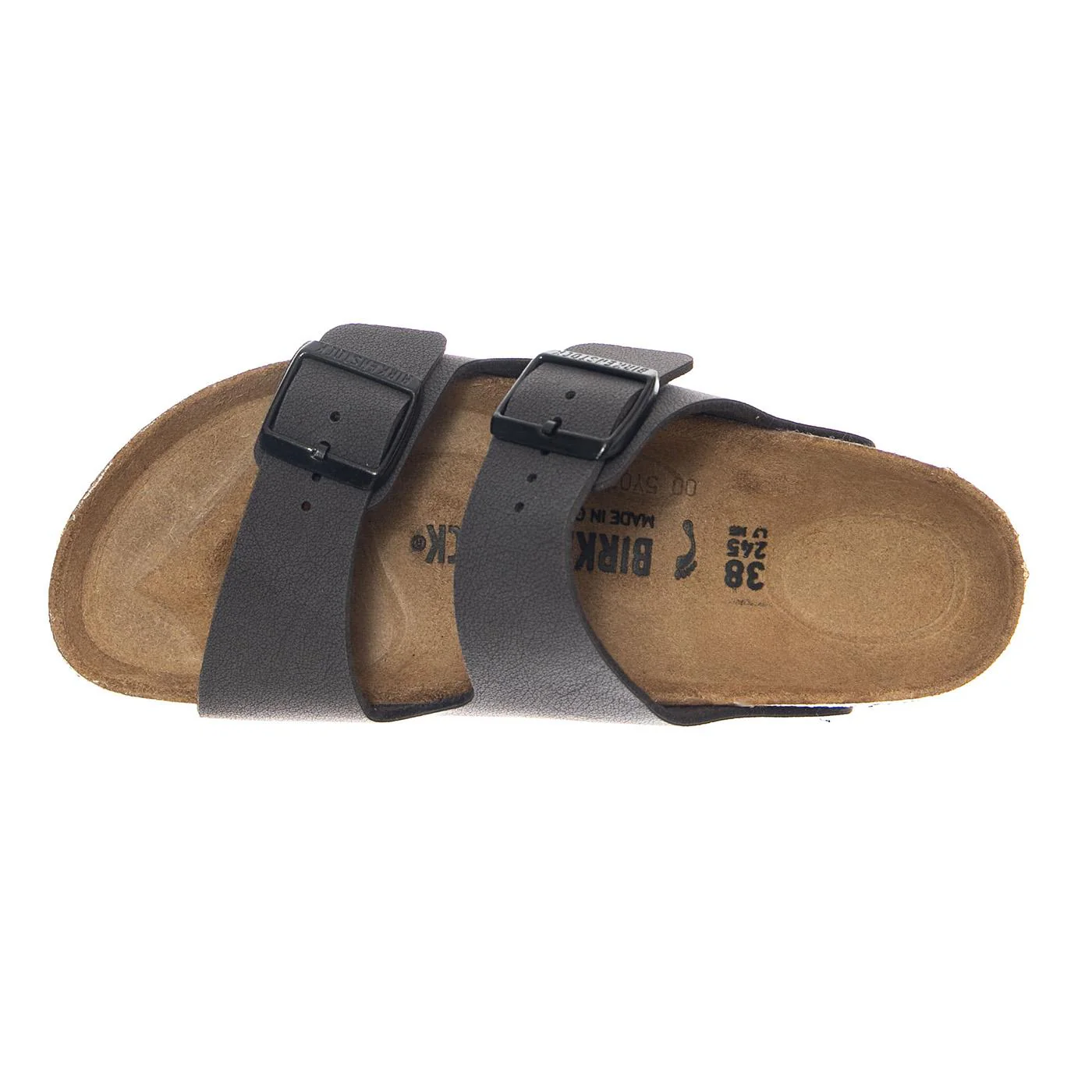 Arizona Birko Flor Narrow Fit Velvet Grey - Sandali Uomo / Donna Grigi Uomo BIRKENSTOCK - Image 6