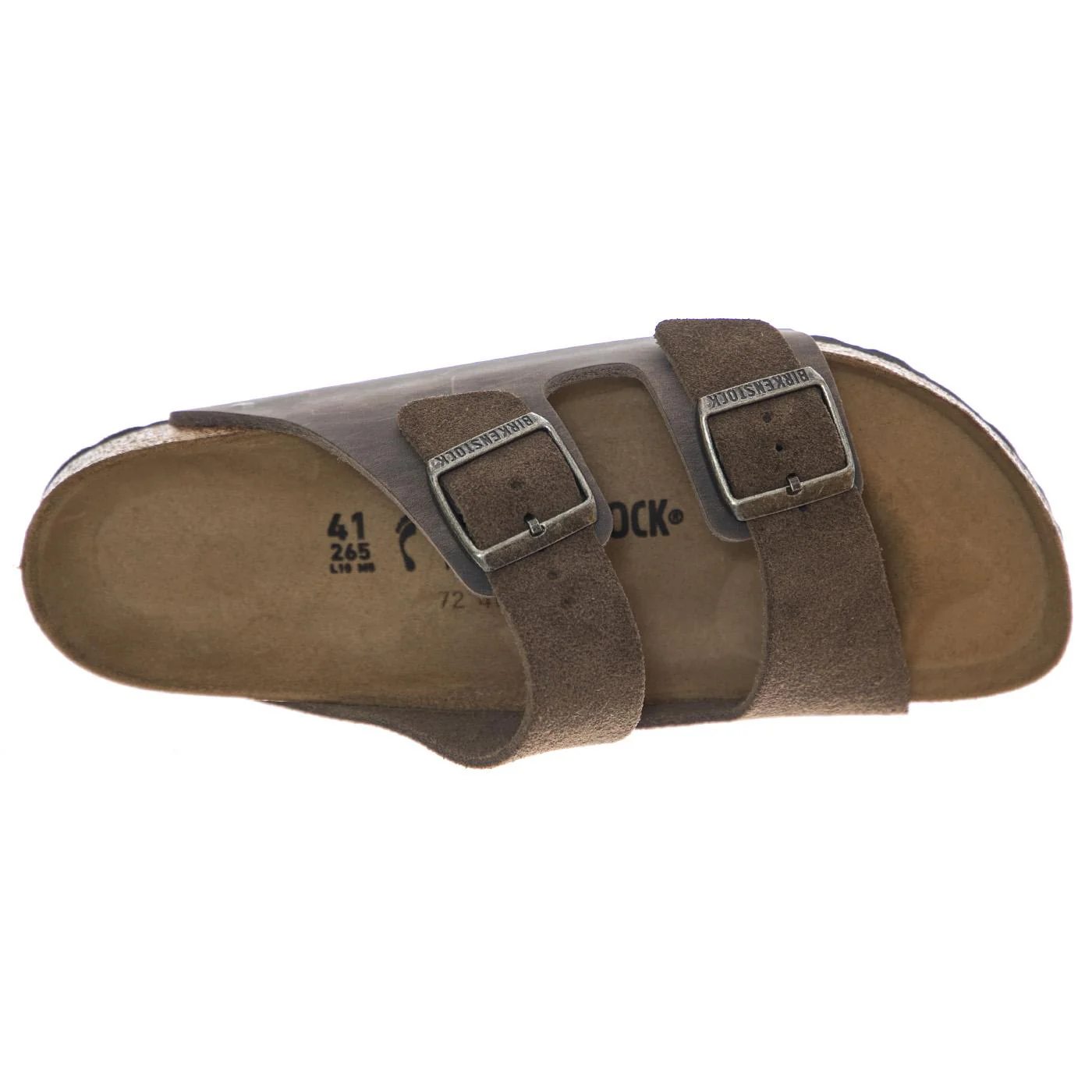 Arizona concrete gray, Suede Leather/Oiled - Sandali Uomo / Donna Grigi Uomo BIRKENSTOCK - Image 6