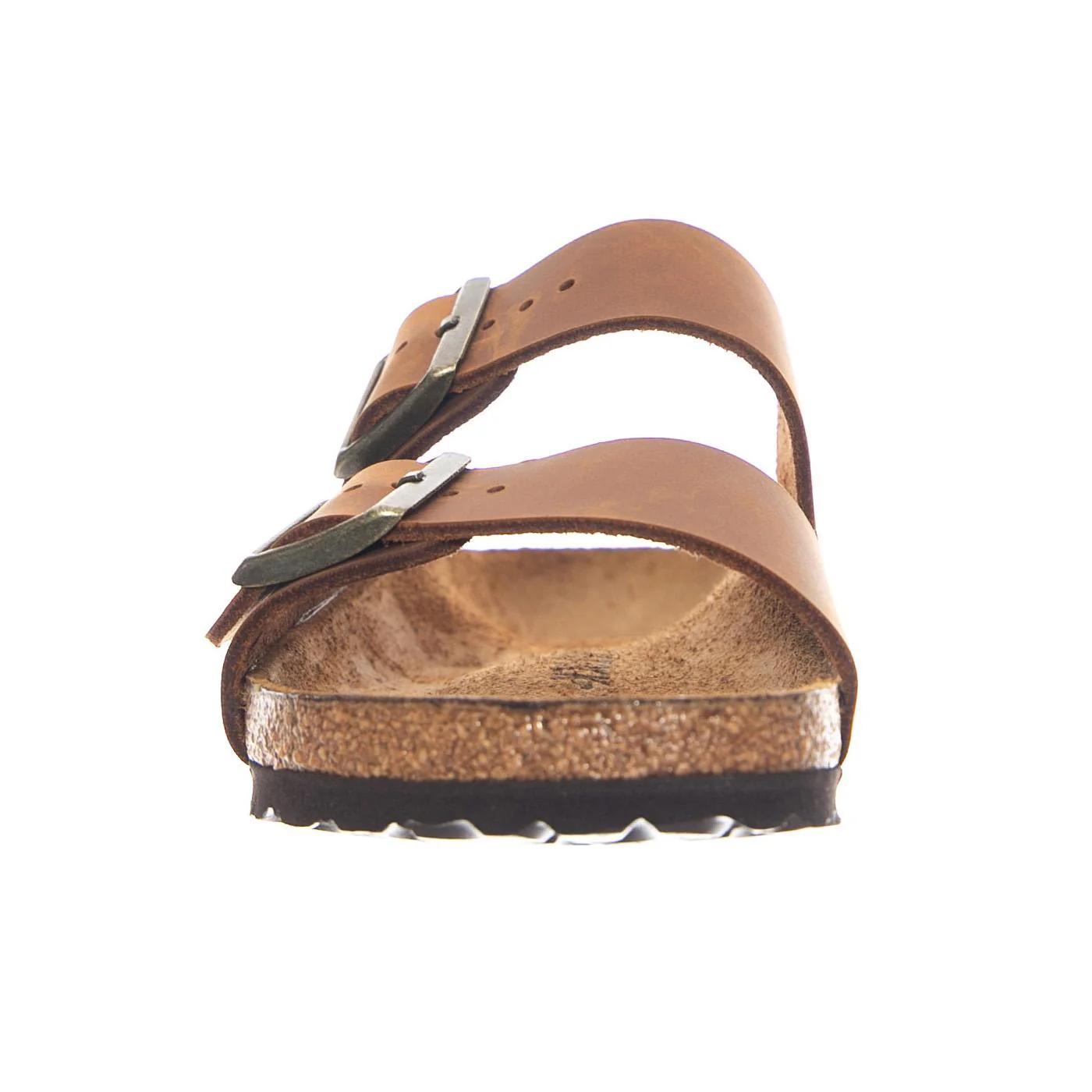 Arizona Oiled Leather Narrow Fit Cognac - Sandali Uomo / Donna Marroni Uomo BIRKENSTOCK - Image 3