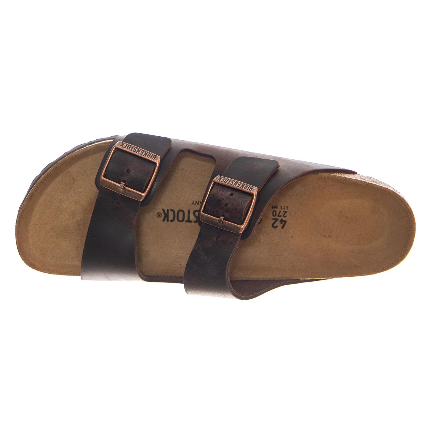 Arizona Oiled Leather Narrow Fit Habana - Sandali Uomo Marroni Uomo BIRKENSTOCK - Image 6