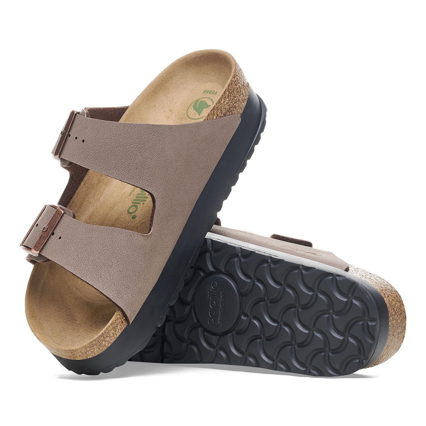 Arizona Platform mocca veg, Birko Flor - Sandali Donna Marroni  Donna BIRKENSTOCK - Image 2