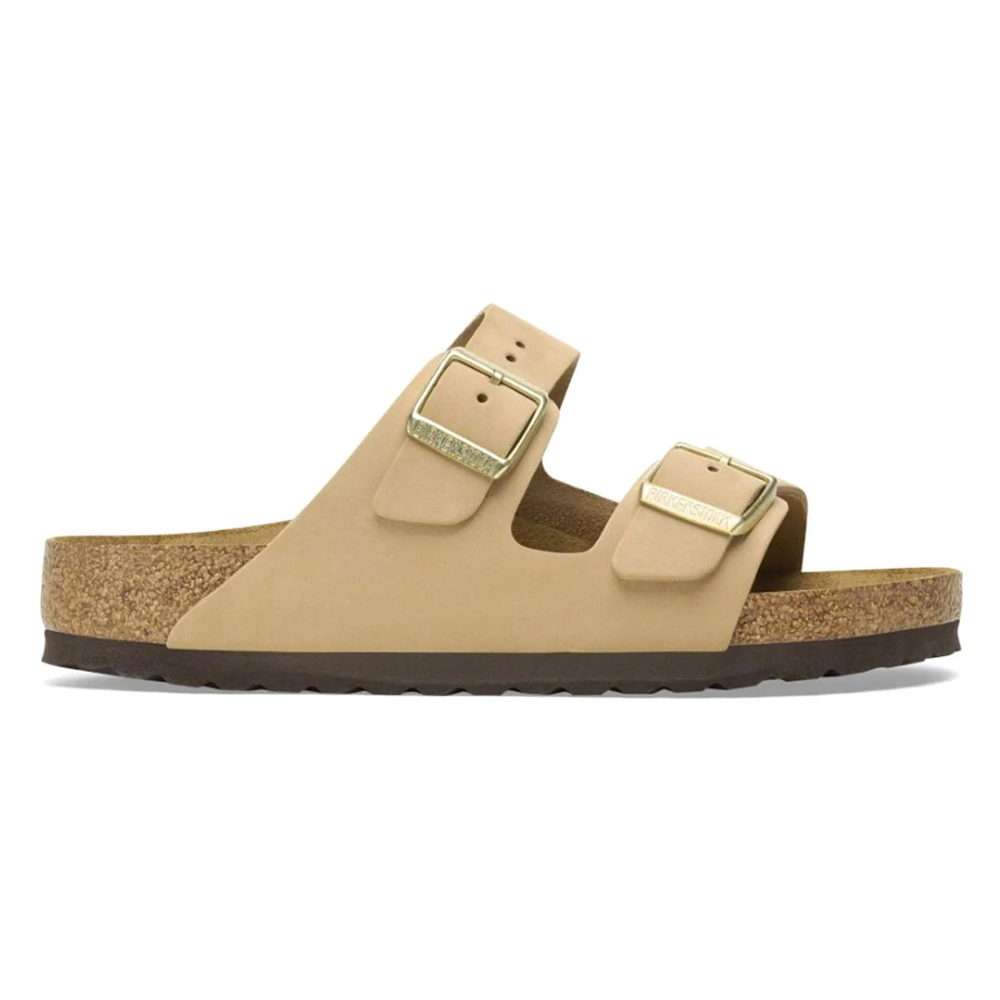 Arizona SFB sandcastle, Nubuck Leather - Sandali Donna Beige Donna BIRKENSTOCK - Image 5
