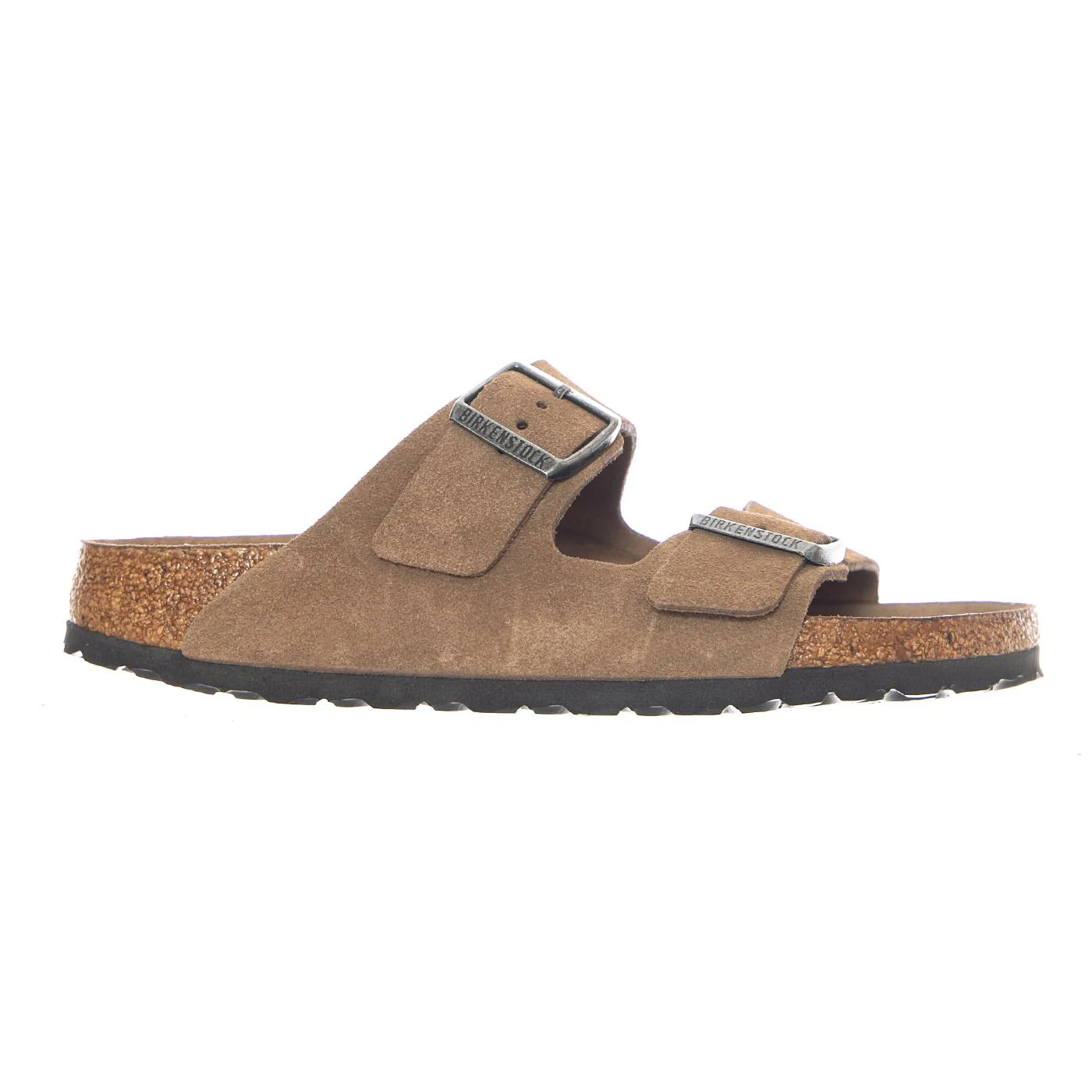 Arizona SFB Suede Leather Narrow Fit Dark Tea - Sandali Uomo / Donna Marroni Uomo BIRKENSTOCK