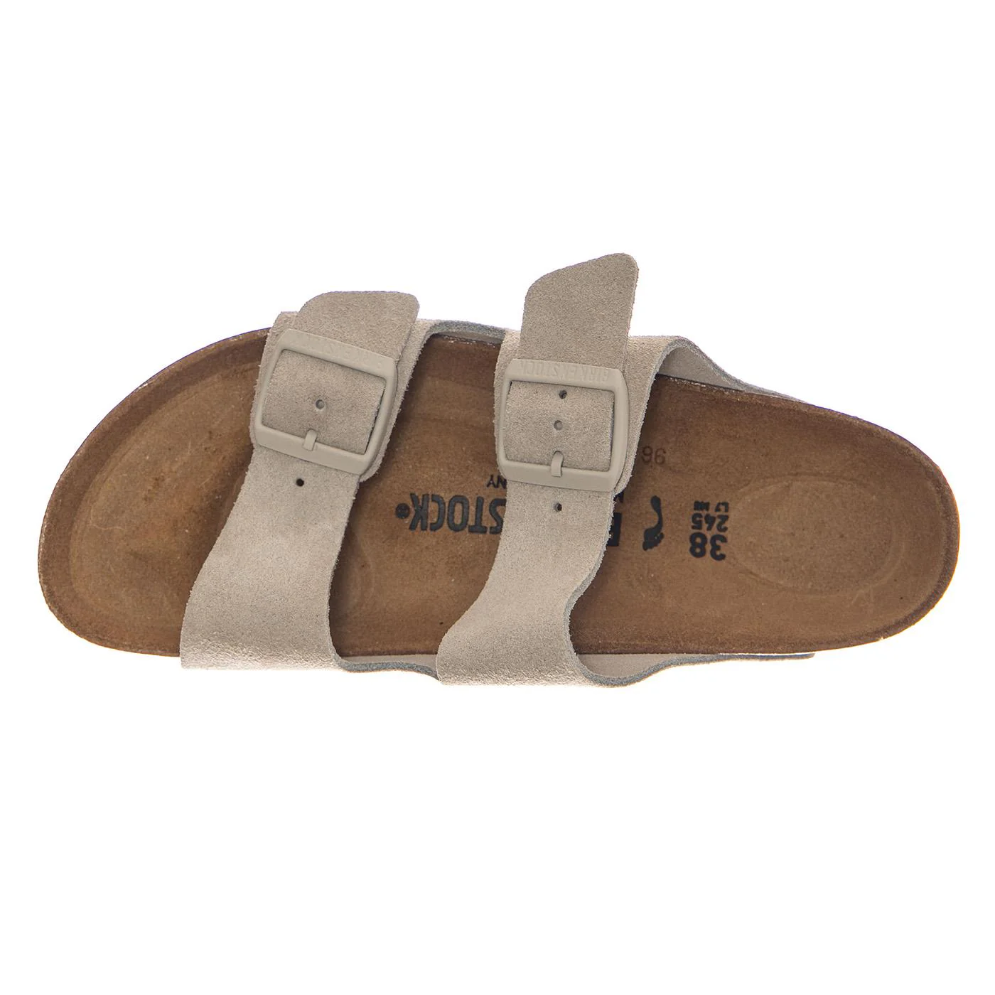 ARIZONA SUEDE OYSTER - Sandali Unisex Grigi  Unisex BIRKENSTOCK - Image 10