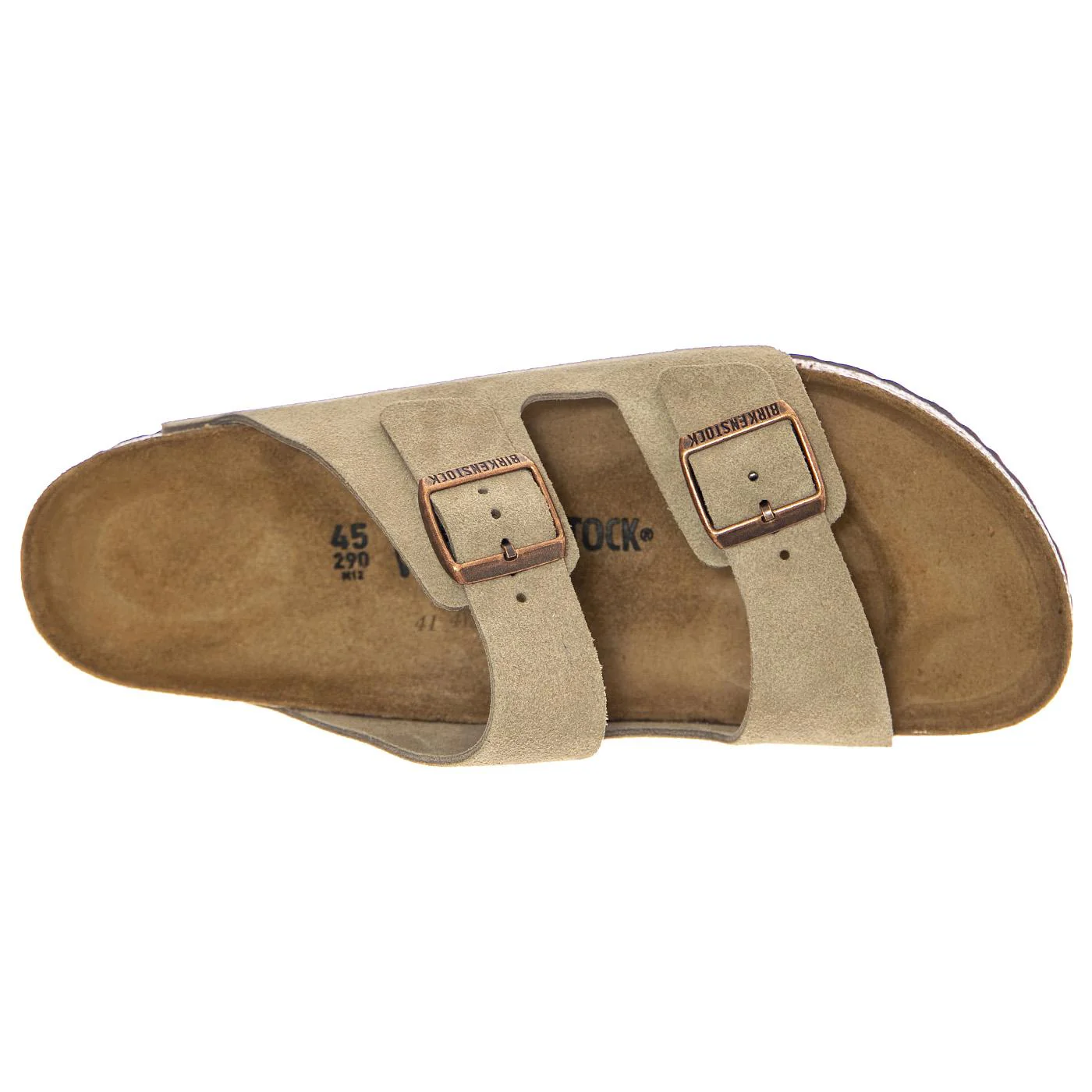 Arizona Taupe, Suede Leather - Sandali Uomo Beige Uomo BIRKENSTOCK - Image 6