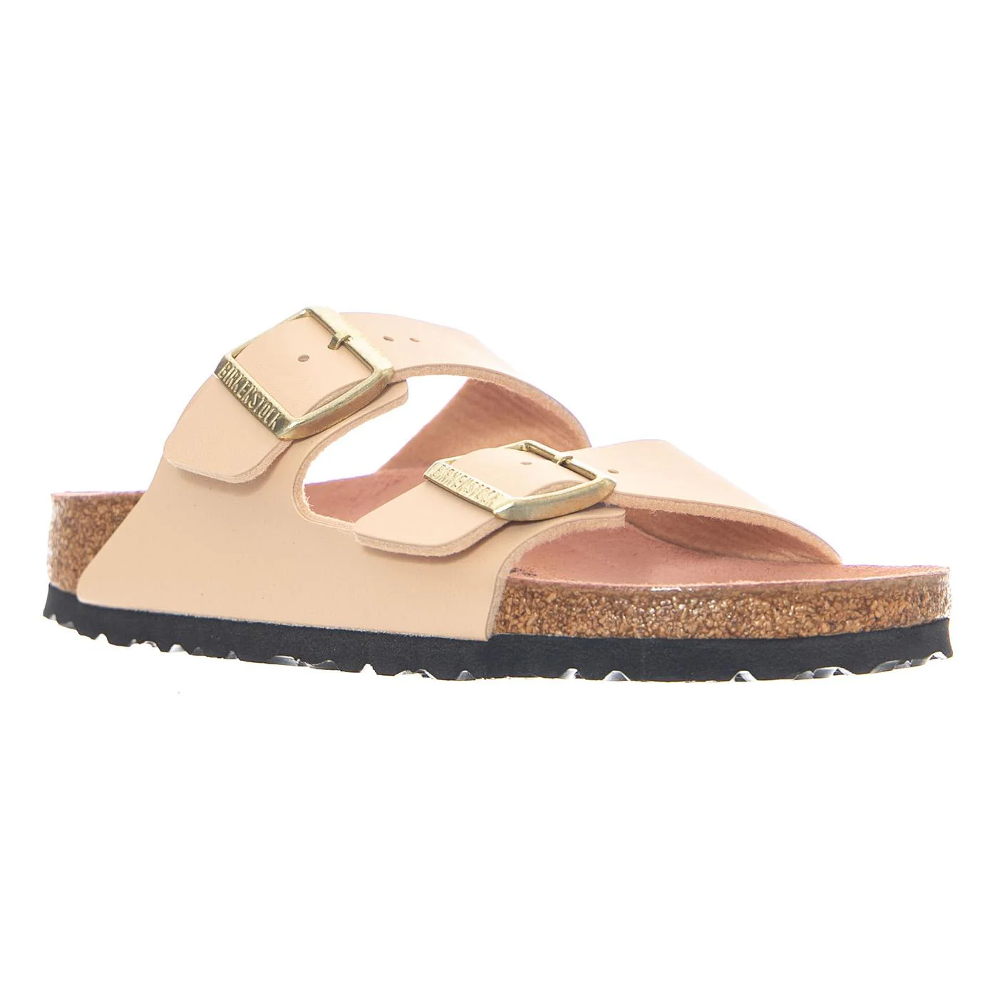 Arizona Triples Birko Flor Narrow Fit New Beige / Pink Clay - Sandali Donna Beige Donna BIRKENSTOCK - Image 2